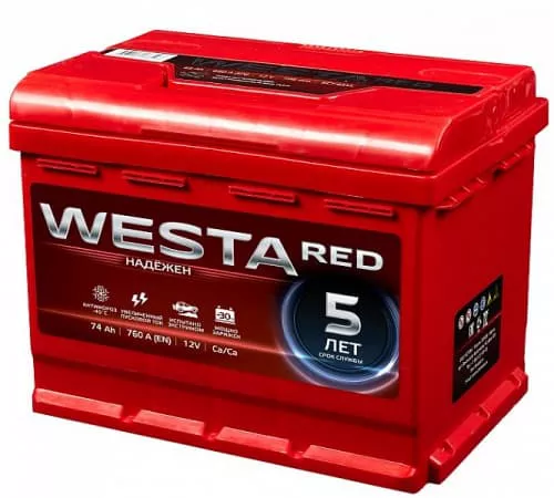 WESTA RED 6СТ-75 VL (пп) 