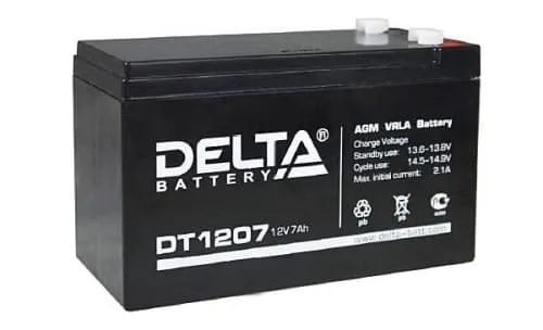 DELTA DT-1207 (12V7Ah) (уп.5 шт)