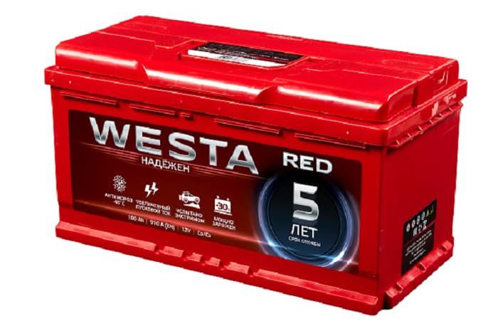 WESTA RED 6СТ-100 VL (пп) 