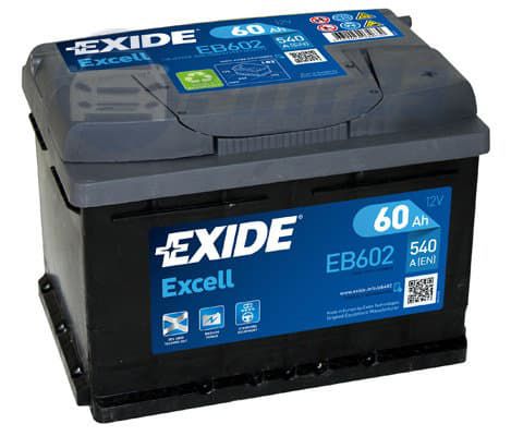 Exide Premium 61Ah 600A оп EA602