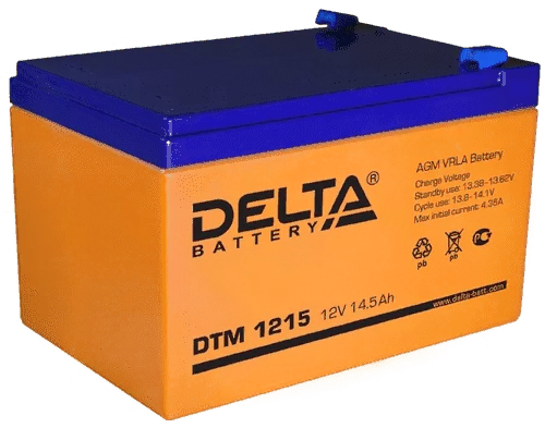 DELTA DTM-1215 (12V14.5Ah) (уп.4 шт)