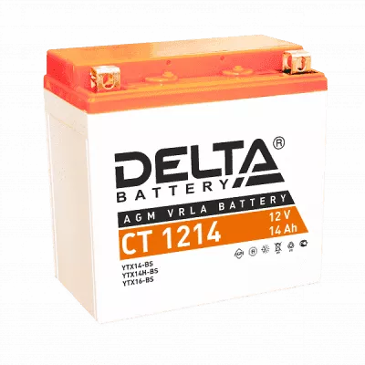 DELTA СТ-1214 (14Ah) п.п. (YTX14-BS) (уп.4 шт)