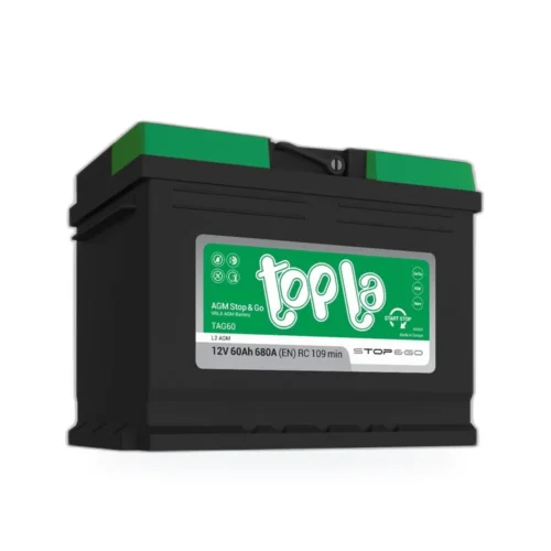 TOPLA AGMStop&Go  6CT-60a оп