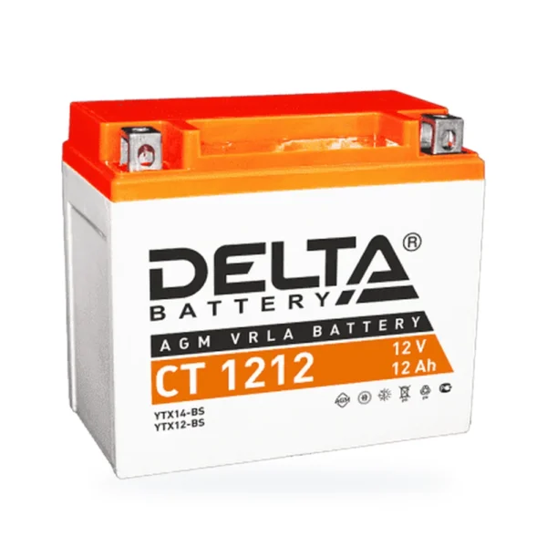 DELTA СТ-1212 (12Ah) п.п.(YTX12-BS) (уп.6 шт)