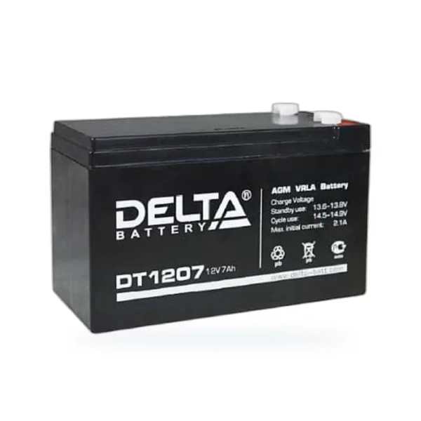 DELTA DT-1207 (12V7Ah) (уп.5 шт)