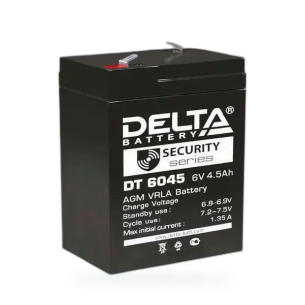 DELTA DT-6045 (6V4.5Ah) (уп.20 шт)