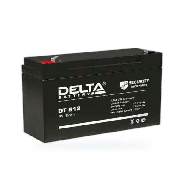 DELTA DT-612 (6V12Ah) (уп.10 шт)