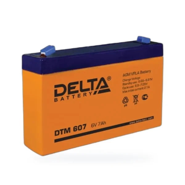 DELTA DTM-607 (6V7Ah) (уп.10 шт)