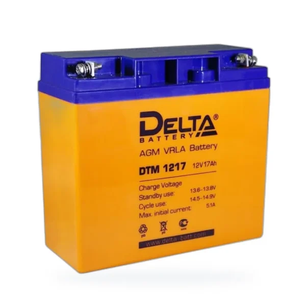 DELTA DTM-1217 (12V17Ah) (уп.2 шт)
