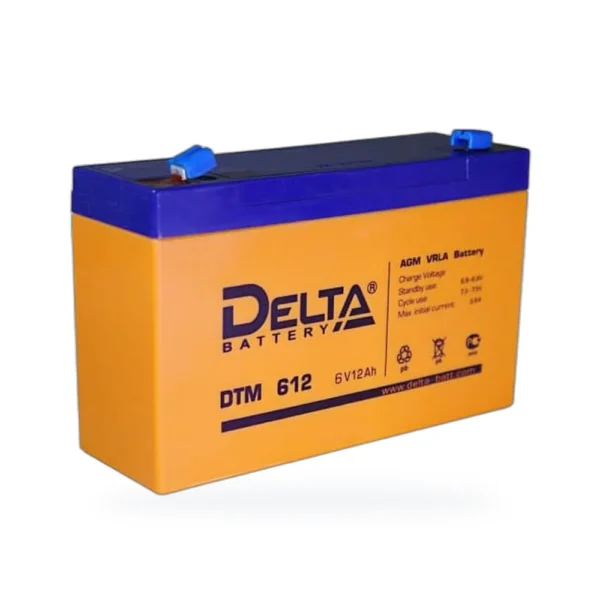 DELTA DTM-612 (6V12Ah) (уп.10 шт)