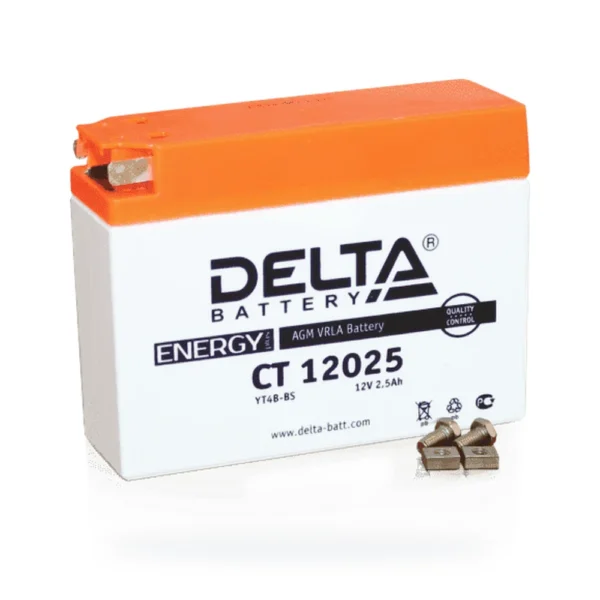 DELTA СТ-12025 (2.5Ah) (GT4B-5) тонкий (уп.20 шт)