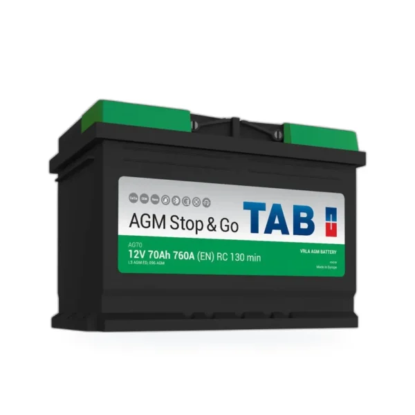 TAB Eco Dry (VRLA AGM) 6СТ-70 оп
