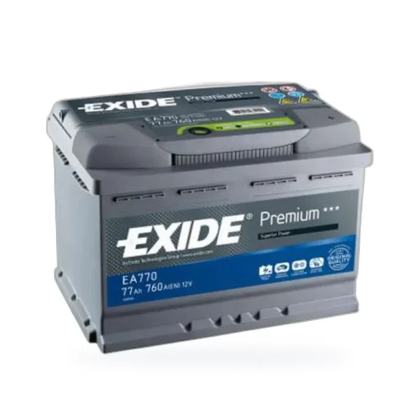 Exide Premium 77Ah 760A оп EA770