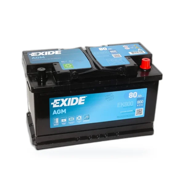 Exide START&STOP AGM 80Ah 800A EK800